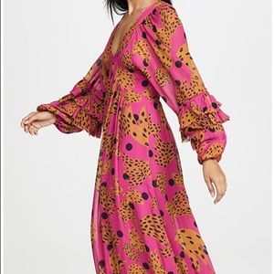 Farm Rio Banana Print Maxi Dress